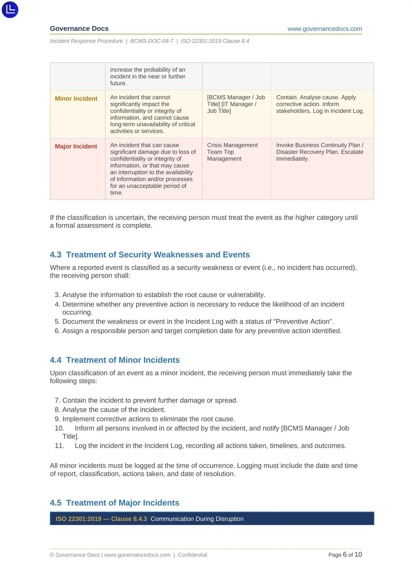ISO 22301 Toolkit - Comprehensive 75+ Templates! - Image 23