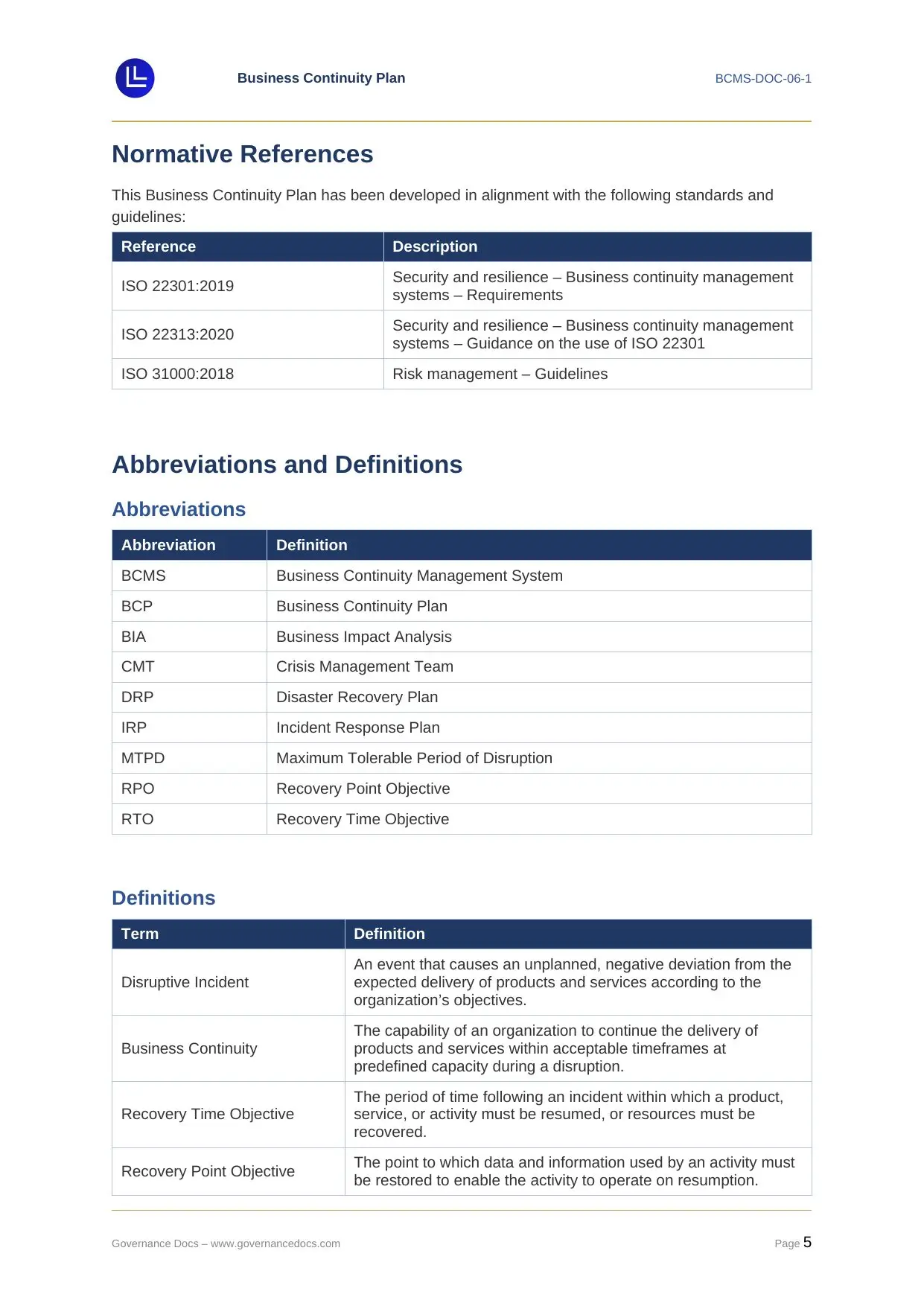 ISO 22301 Toolkit - Comprehensive 75+ Templates! - Image 38