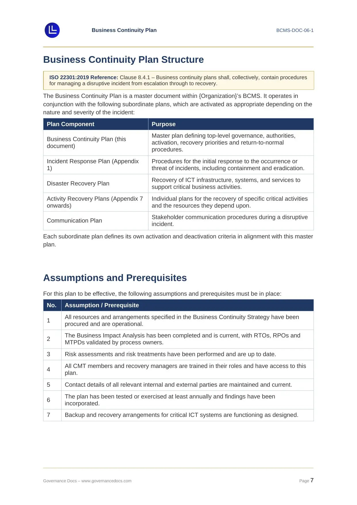 ISO 22301 Toolkit - Comprehensive 75+ Templates! - Image 37