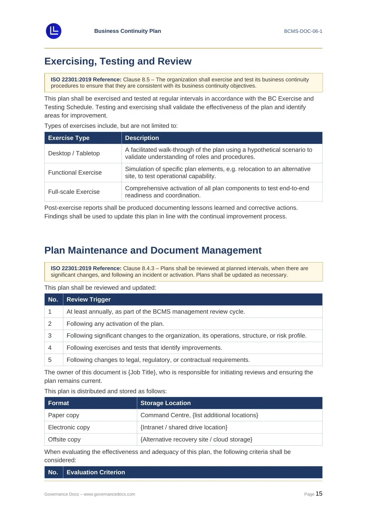 ISO 22301 Toolkit - Comprehensive 75+ Templates! - Image 34
