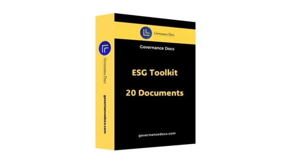 ESG Toolkit – 20+ Comprehensive Templates! – ISO Toolkits