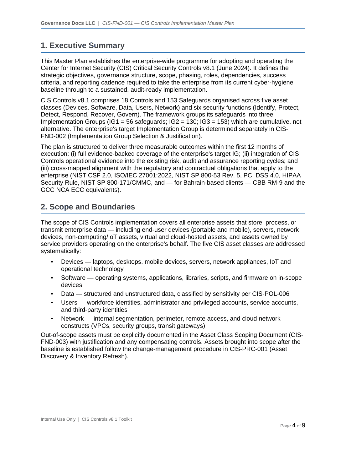 Comprehensive CIS Controls v8.1 Toolkit – 40 Cybersecurity Templates - Image 2