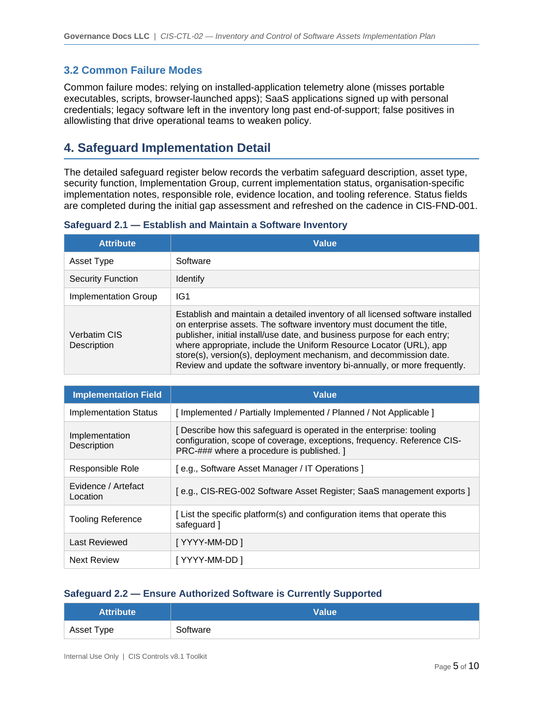 Comprehensive CIS Controls v8.1 Toolkit – 40 Cybersecurity Templates - Image 13