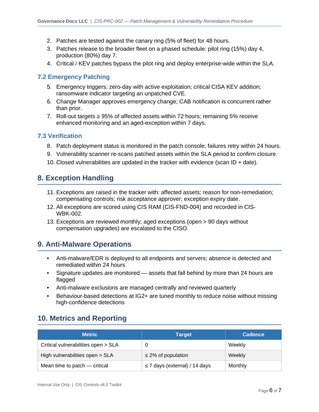 Comprehensive CIS Controls v8.1 Toolkit – 40 Cybersecurity Templates - Image 14