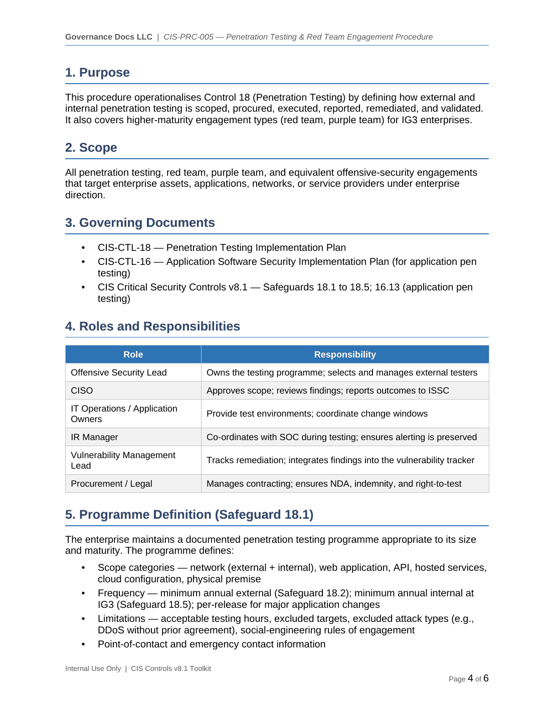 Comprehensive CIS Controls v8.1 Toolkit – 40 Cybersecurity Templates - Image 19