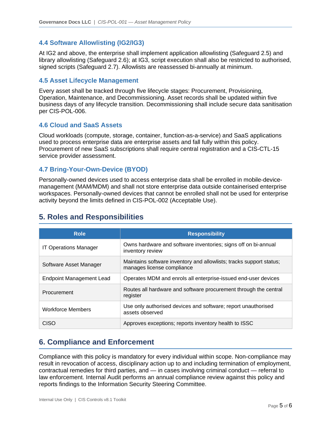 Comprehensive CIS Controls v8.1 Toolkit – 40 Cybersecurity Templates - Image 6