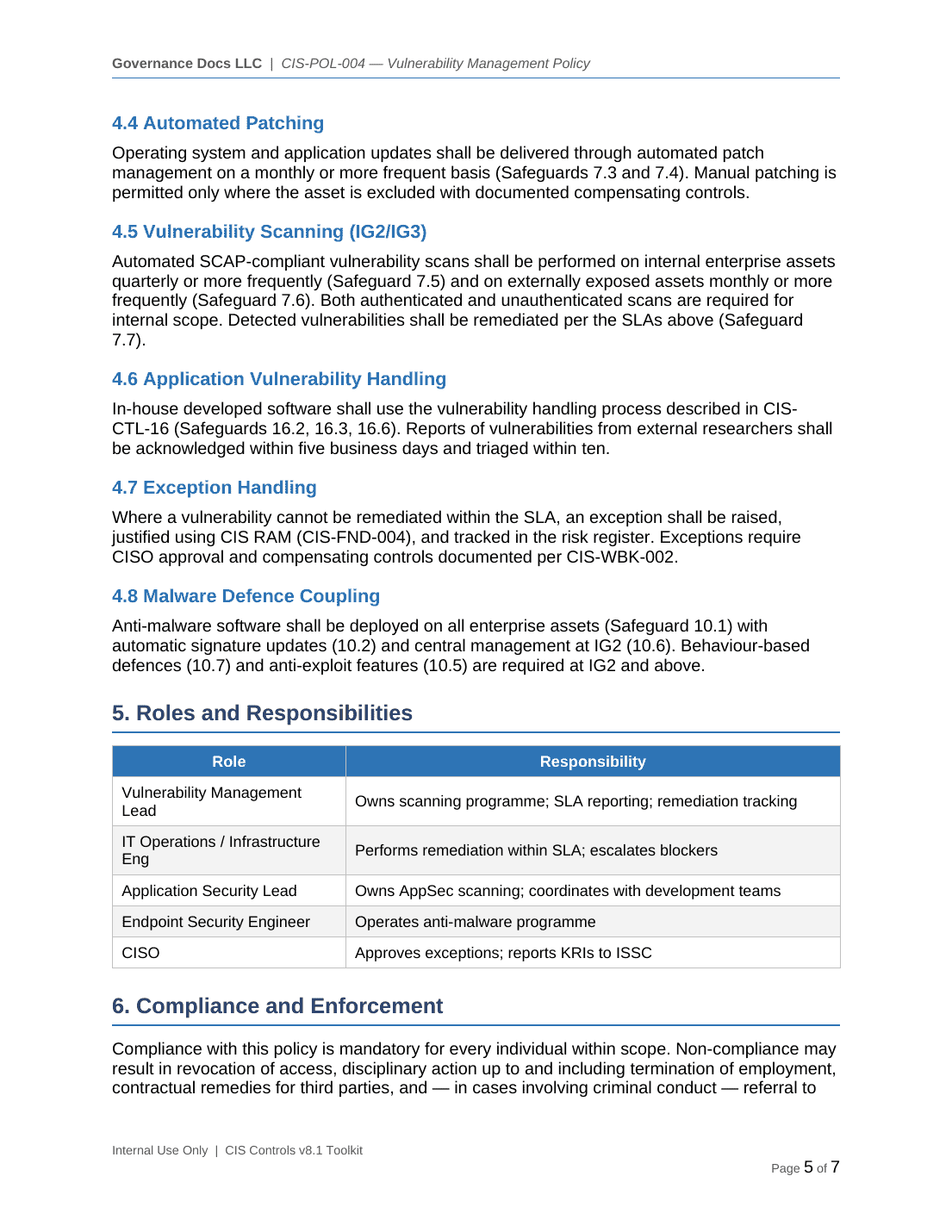 Comprehensive CIS Controls v8.1 Toolkit – 40 Cybersecurity Templates - Image 8