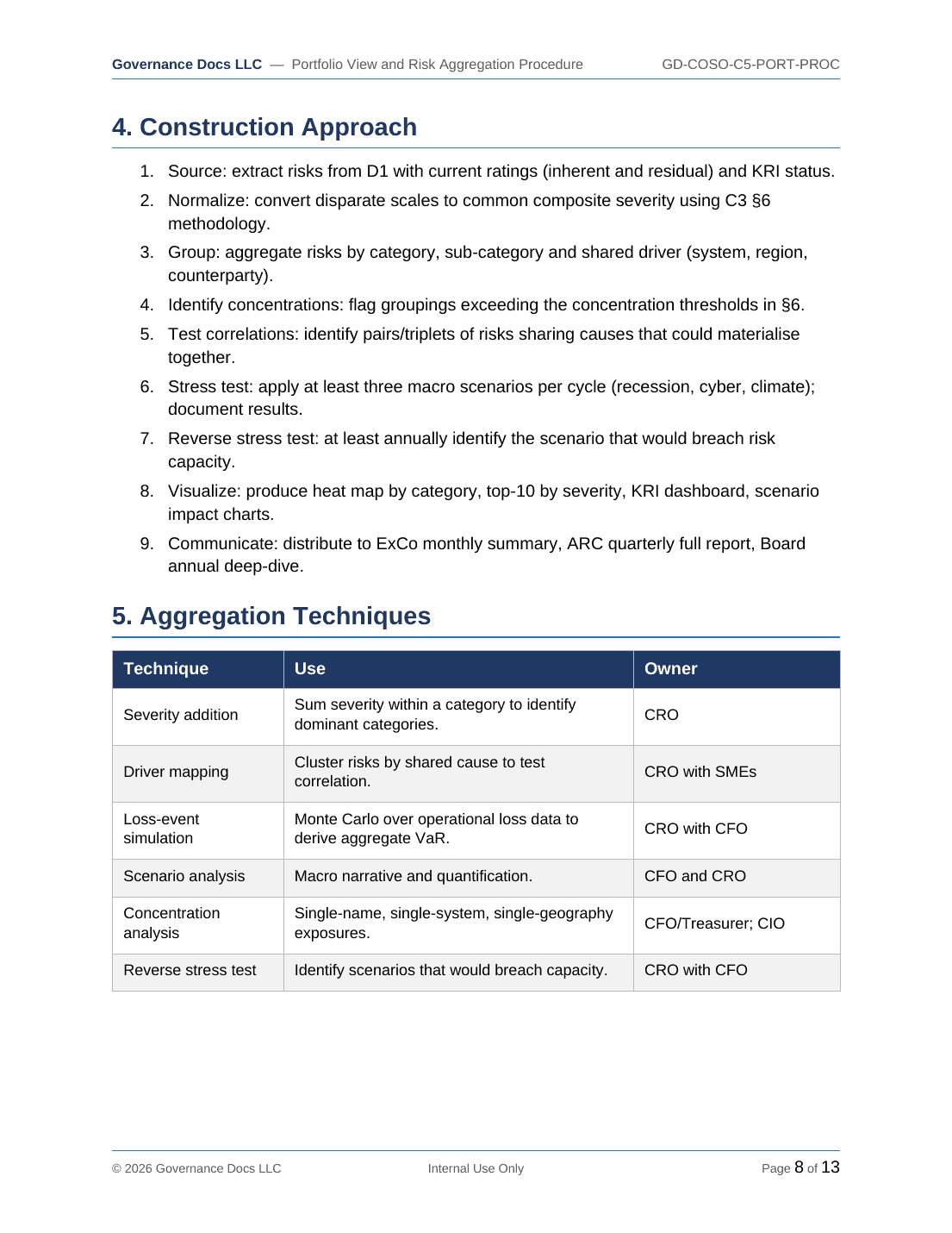 Comprehensive COSO ERM & Internal Control Toolkit – 21 Templates - Image 14