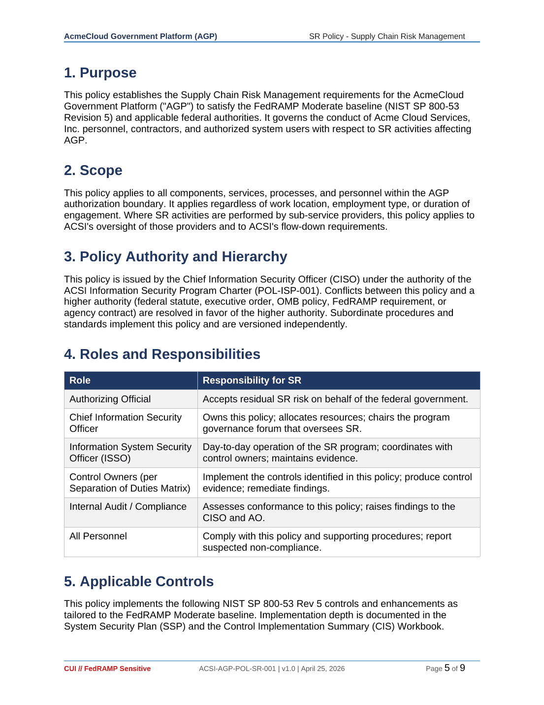 Comprehensive FedRAMP Authorization Toolkit – 43 Compliance Templates - Image 14