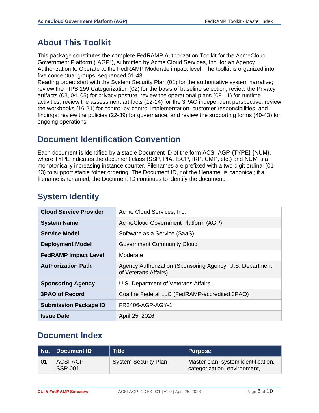 Comprehensive FedRAMP Authorization Toolkit – 43 Compliance Templates - Image 15