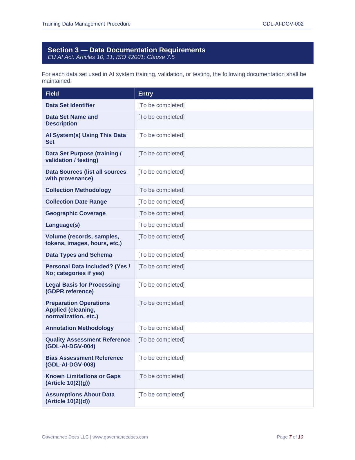 Comprehensive EU AI Act Toolkit – 60 Compliance Templates - Image 4