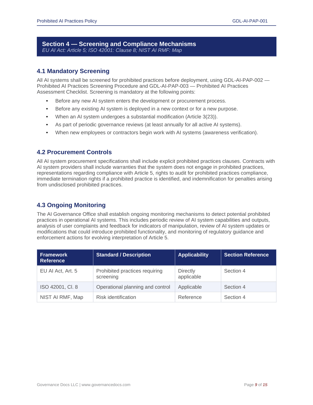 Comprehensive EU AI Act Toolkit – 60 Compliance Templates - Image 21