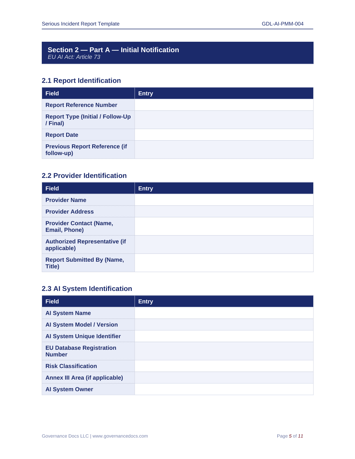 Comprehensive EU AI Act Toolkit – 60 Compliance Templates - Image 24