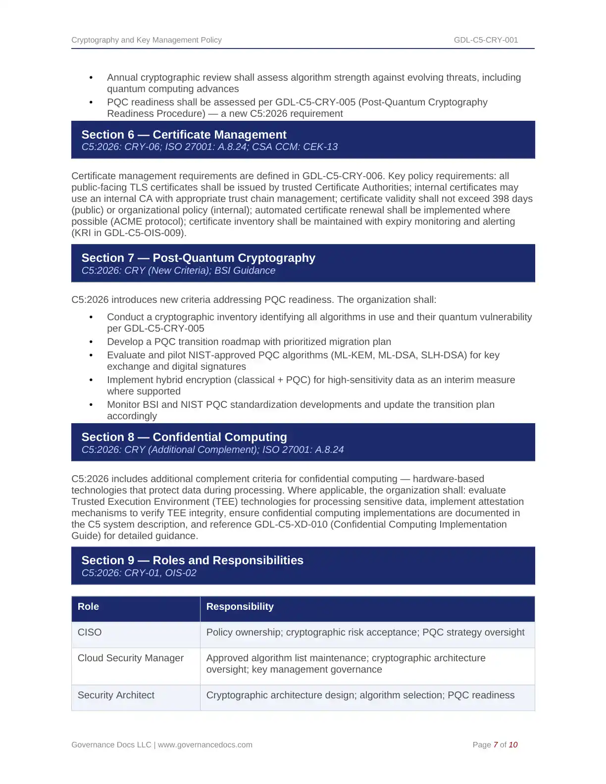 Comprehensive BSI C5:2026 Cloud Toolkit – 107 Compliance Templates - Image 3