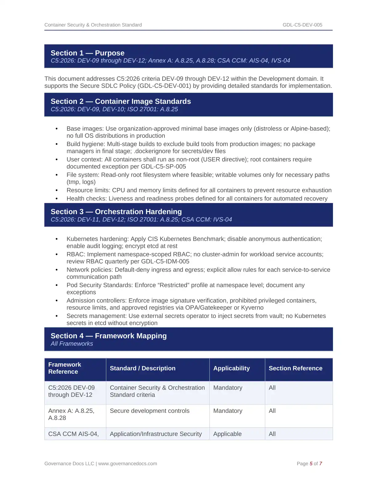 Comprehensive BSI C5:2026 Cloud Toolkit – 107 Compliance Templates - Image 13