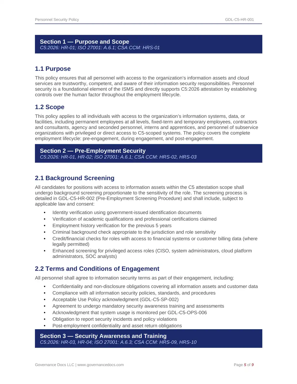 Comprehensive BSI C5:2026 Cloud Toolkit – 107 Compliance Templates - Image 14
