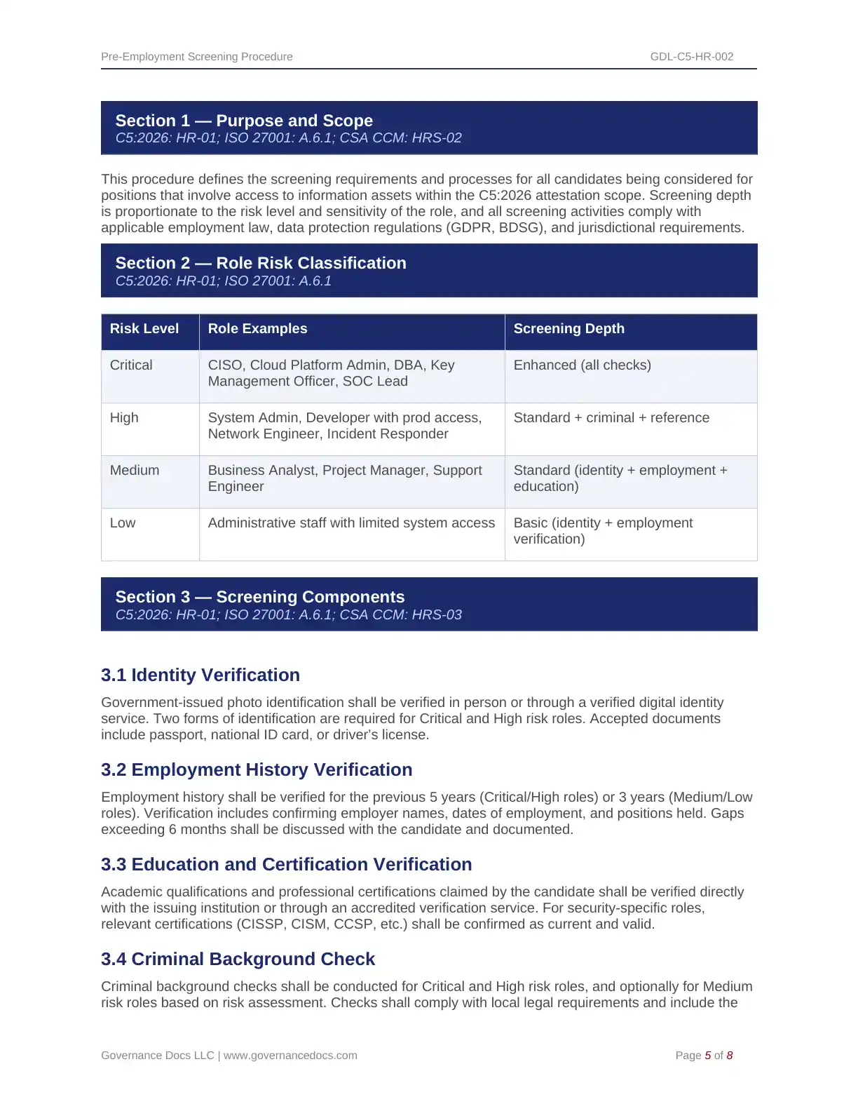 Comprehensive BSI C5:2026 Cloud Toolkit – 107 Compliance Templates - Image 15