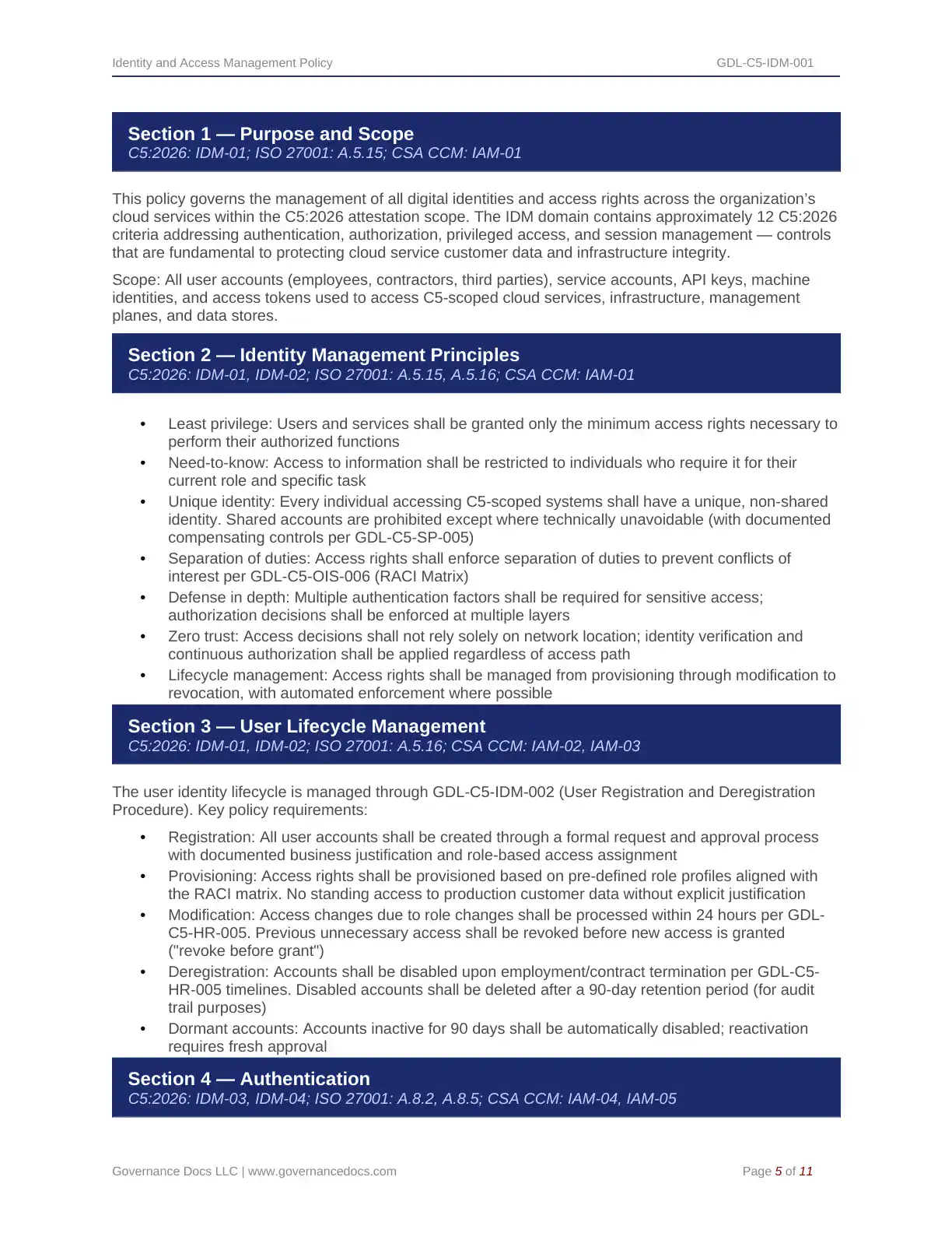 Comprehensive BSI C5:2026 Cloud Toolkit – 107 Compliance Templates - Image 19