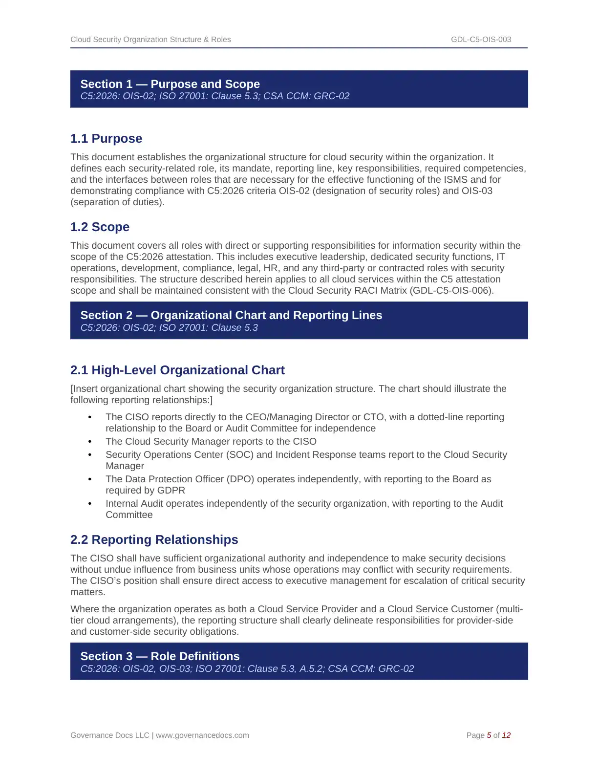 Comprehensive BSI C5:2026 Cloud Toolkit – 107 Compliance Templates - Image 31