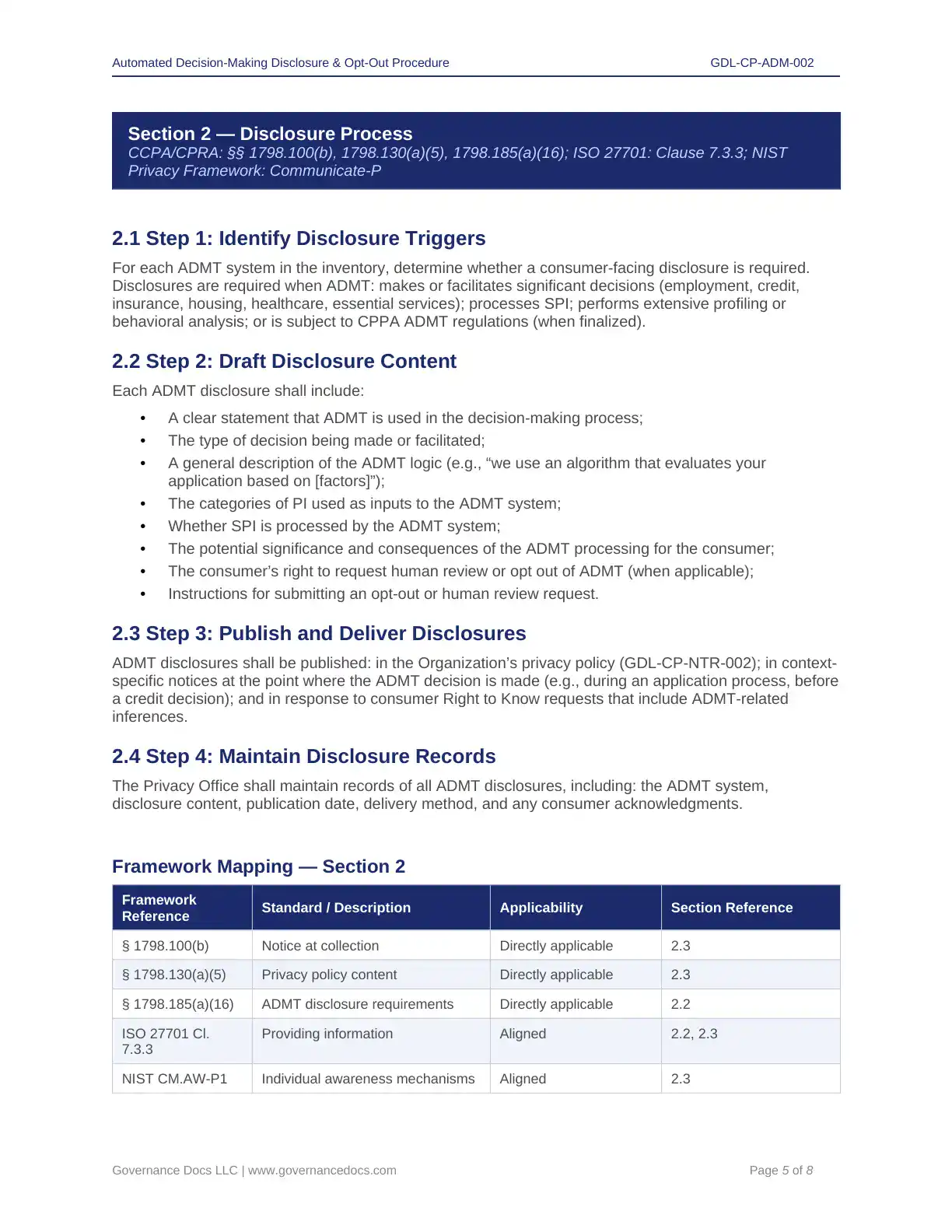 Comprehensive CCPA-CPRA Compliance Toolkit – 60+ Privacy Templates - Image 3