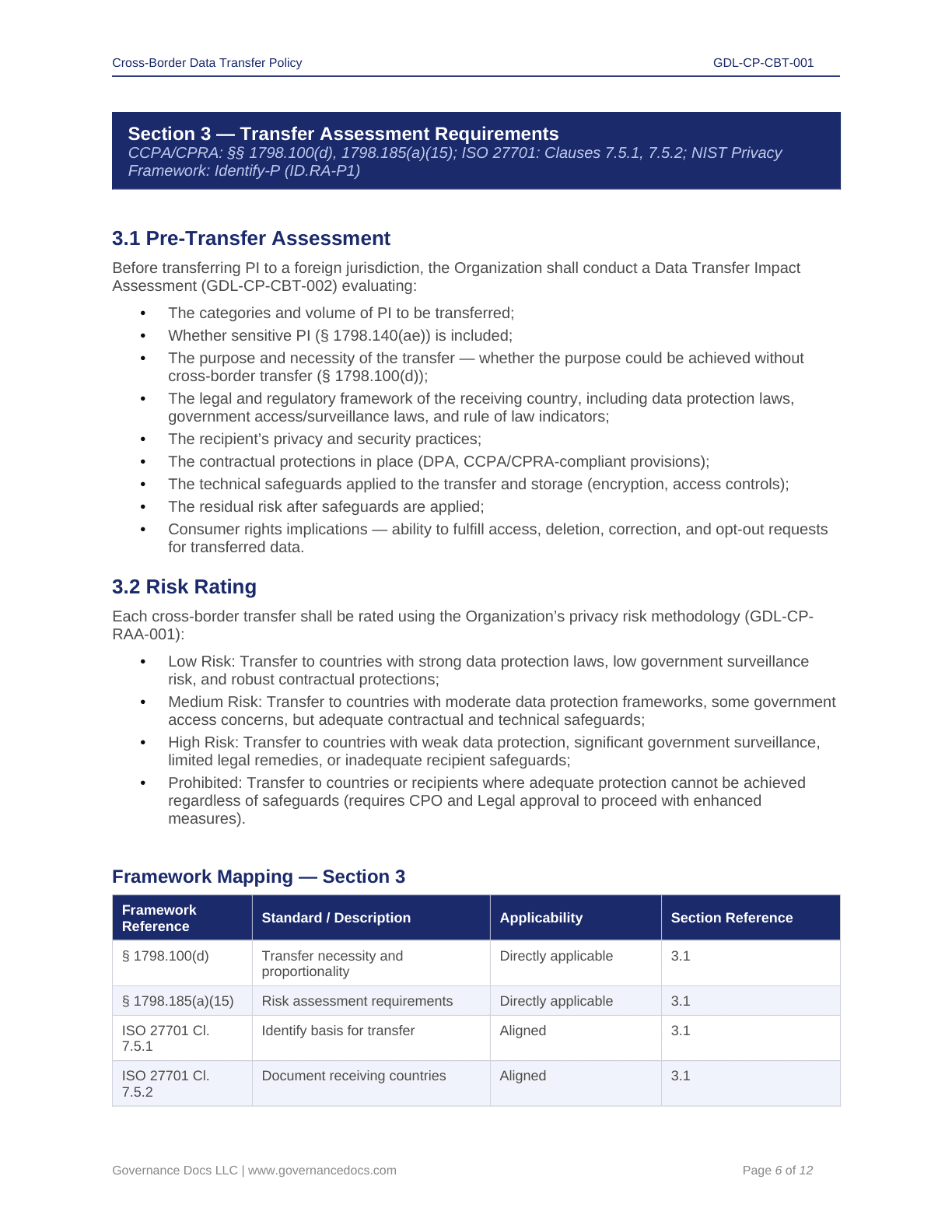 Comprehensive CCPA-CPRA Compliance Toolkit – 60+ Privacy Templates - Image 6