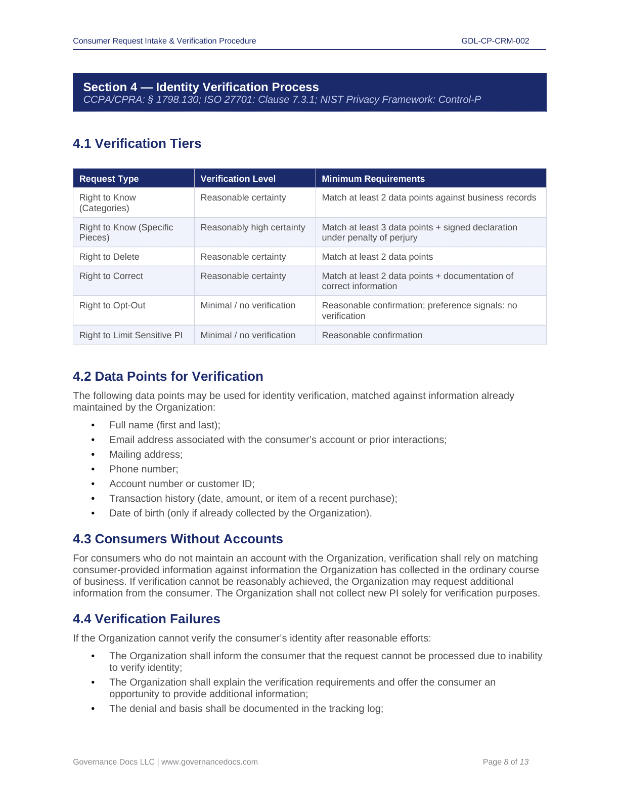 Comprehensive CCPA-CPRA Compliance Toolkit – 60+ Privacy Templates - Image 11