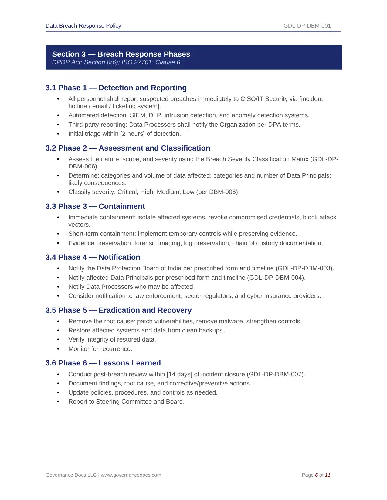 Comprehensive DPDP Act Toolkit – 91 Privacy Templates - Image 10