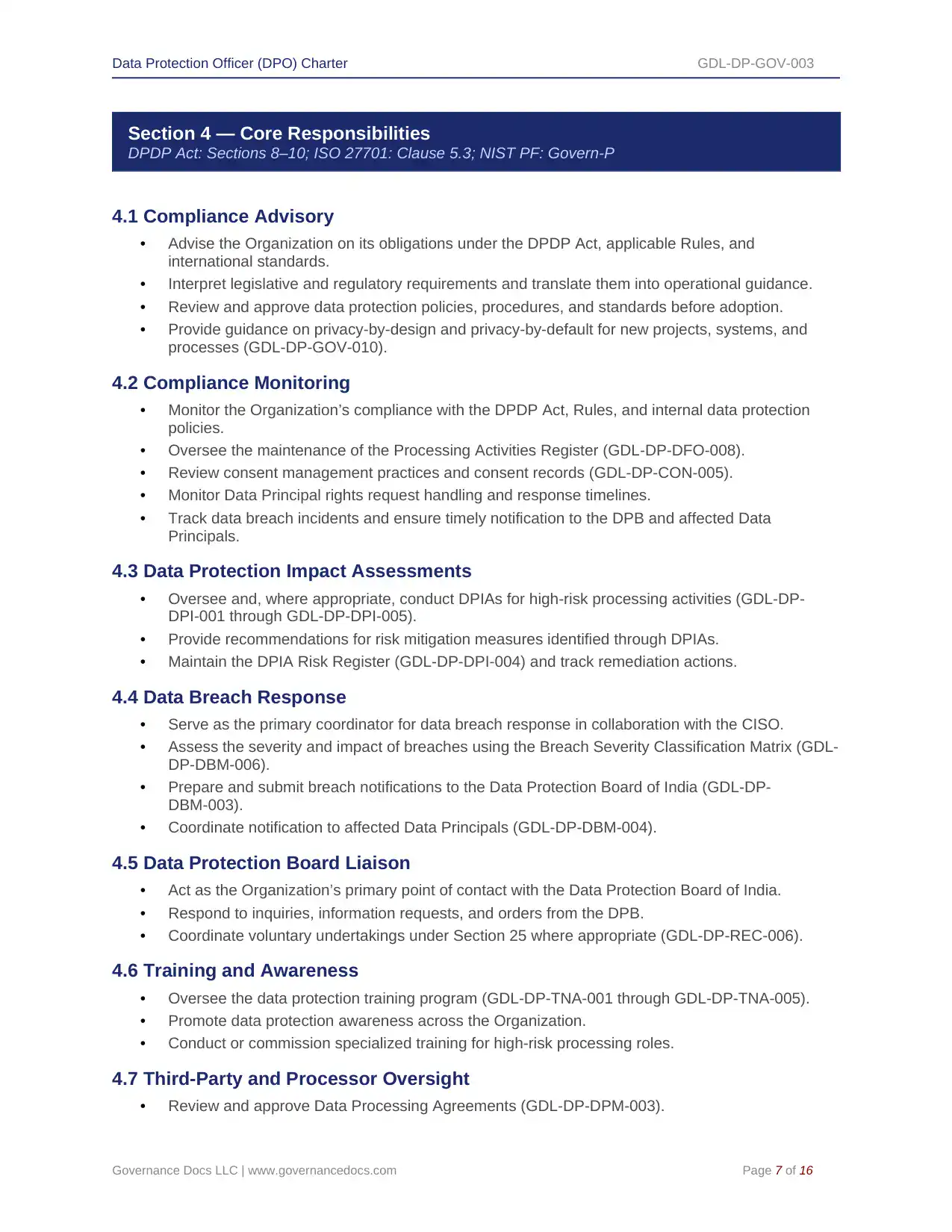 Comprehensive DPDP Act Toolkit – 91 Privacy Templates - Image 22