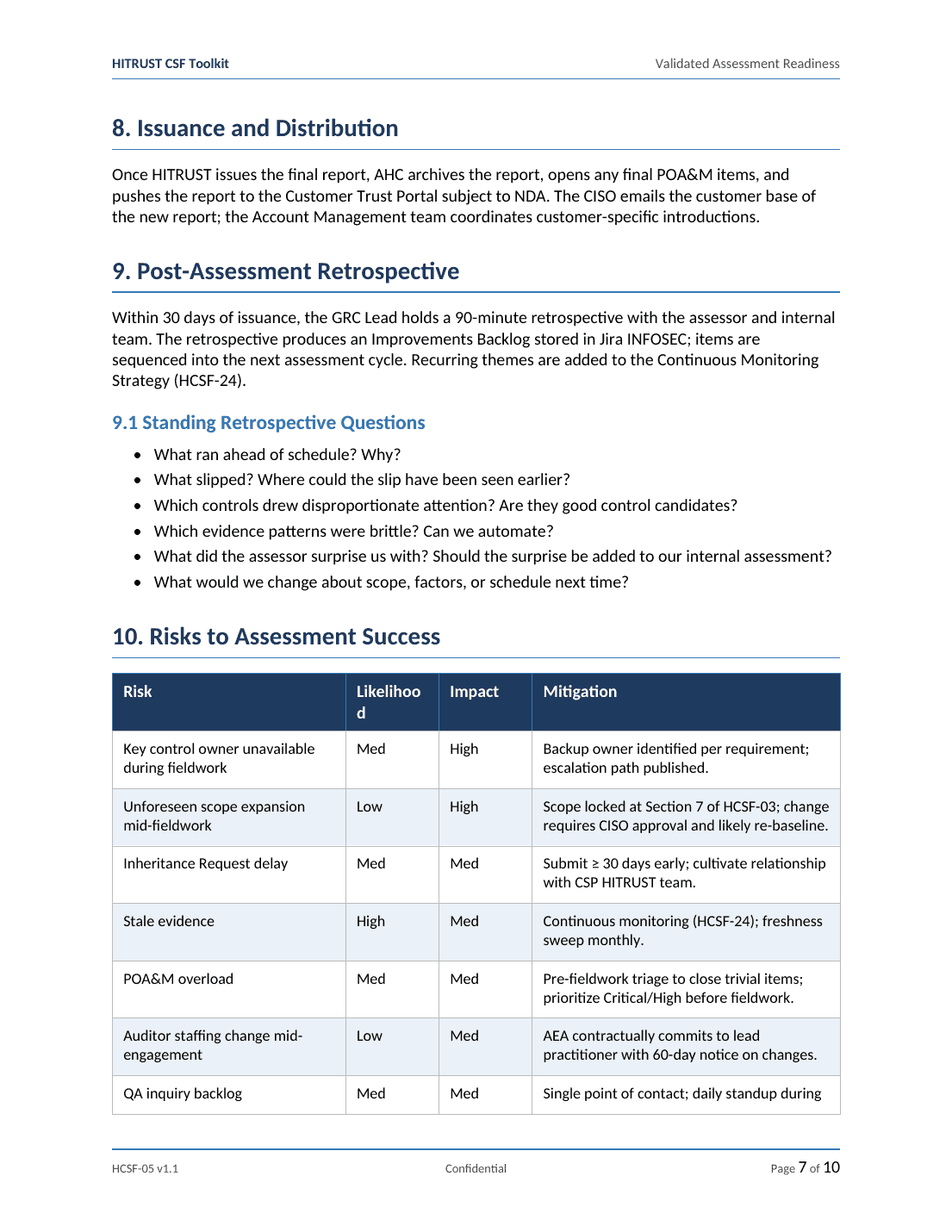 Comprehensive HITRUST CSF v11 Toolkit – 45 Compliance Templates - Image 5