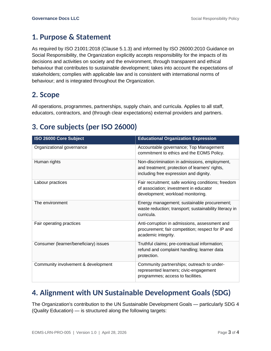 Comprehensive ISO 21001 Educational Management Toolkit – 43 Templates - Image 12