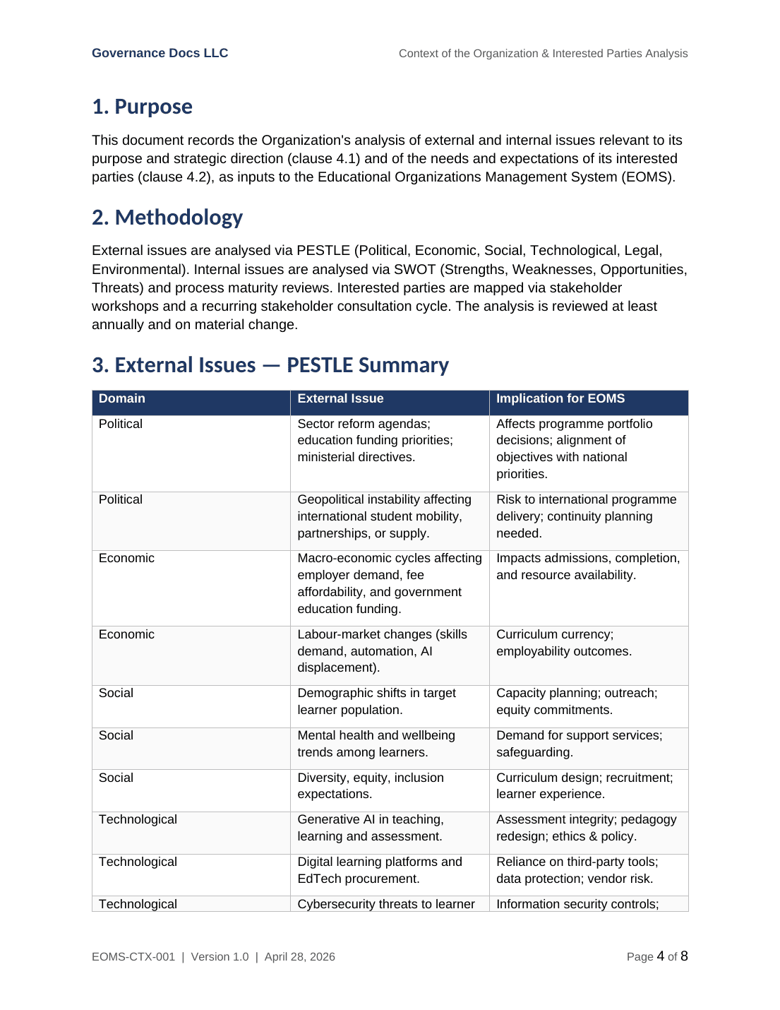 Comprehensive ISO 21001 Educational Management Toolkit – 43 Templates - Image 13