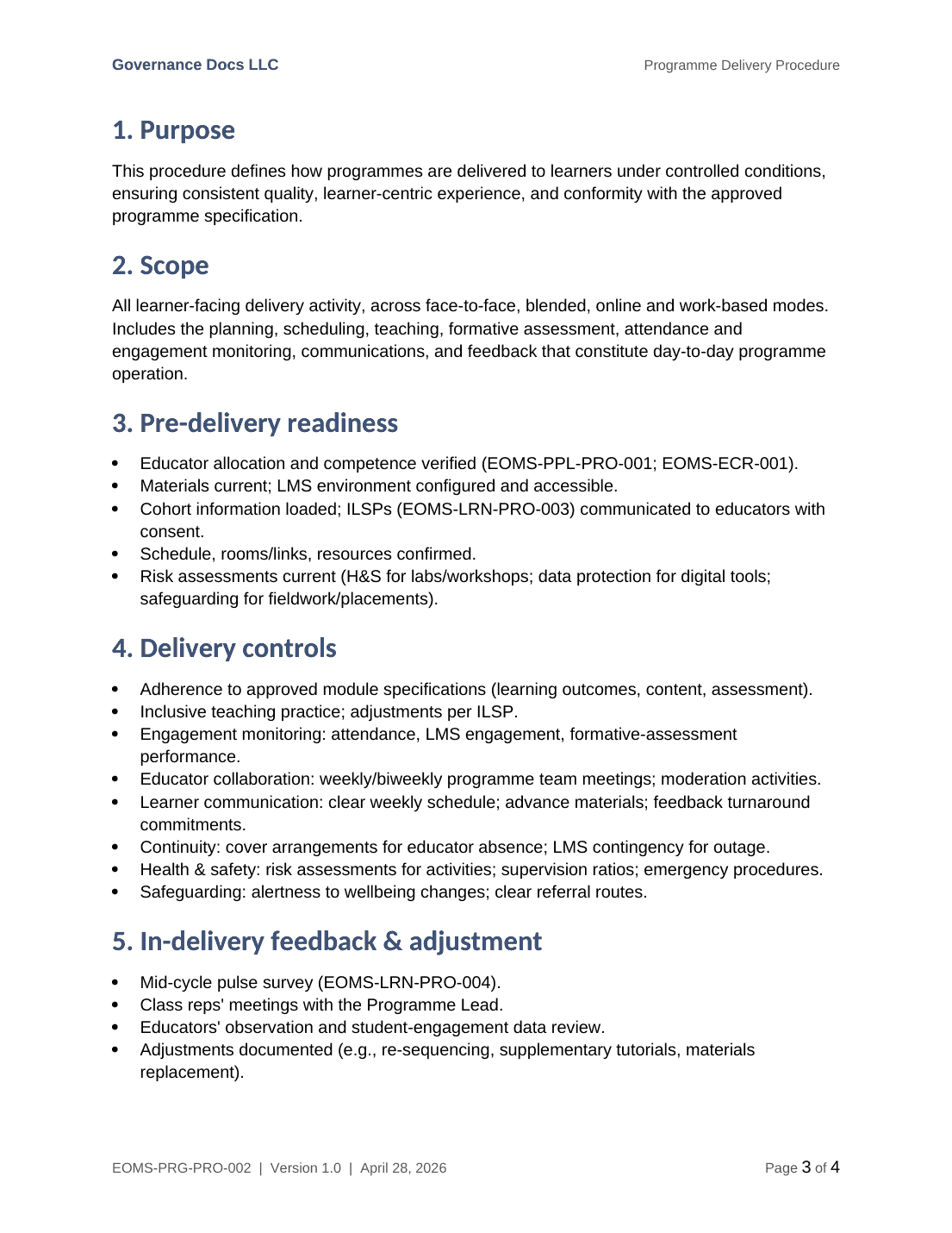 Comprehensive ISO 21001 Educational Management Toolkit – 43 Templates - Image 18