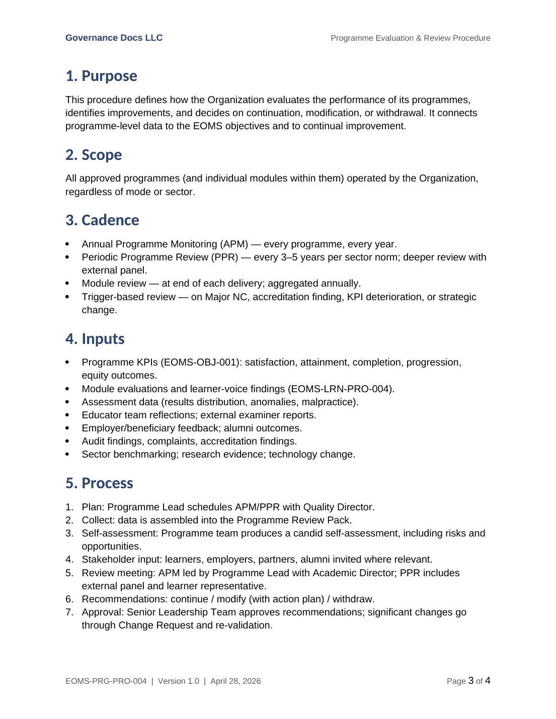 Comprehensive ISO 21001 Educational Management Toolkit – 43 Templates - Image 20