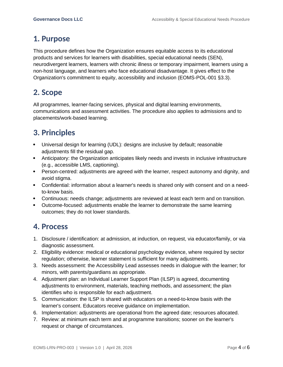 Comprehensive ISO 21001 Educational Management Toolkit – 43 Templates - Image 6