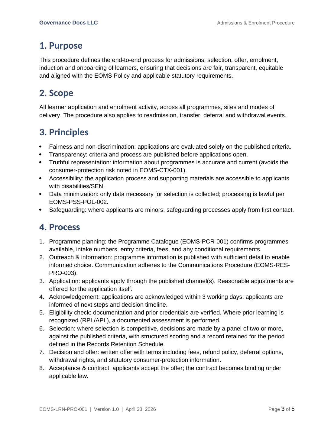 Comprehensive ISO 21001 Educational Management Toolkit – 43 Templates - Image 7