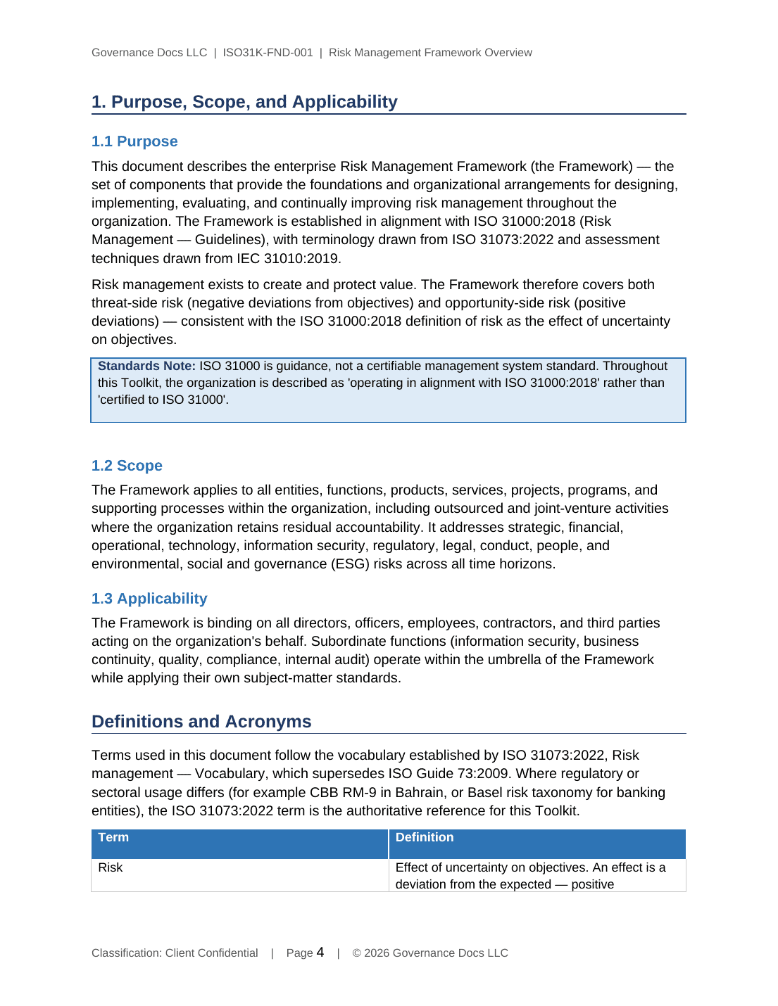 Comprehensive ISO 31000 Risk Management Toolkit – 30 Templates - Image 3