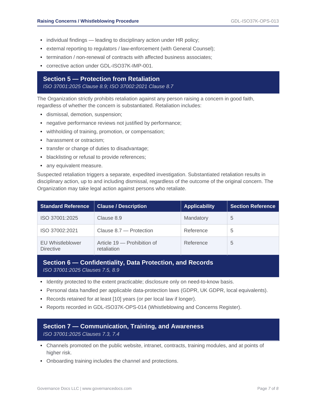 Comprehensive ISO 37001 Anti-Bribery Toolkit – 55 Compliance Templates - Image 5