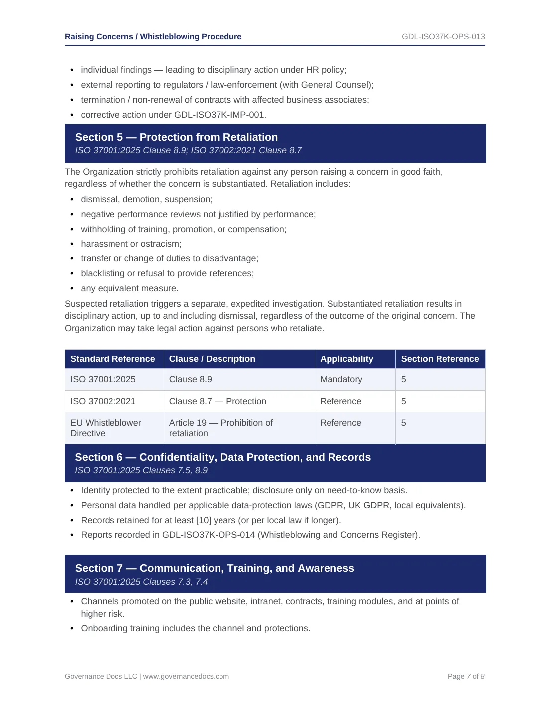 Comprehensive ISO 37001 Anti-Bribery Toolkit – 55 Compliance Templates - Image 5