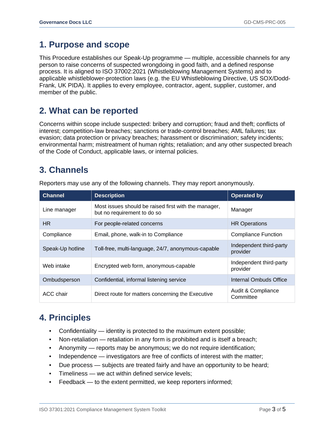 Comprehensive ISO 37301 Compliance Management Toolkit – 24 Templates - Image 12