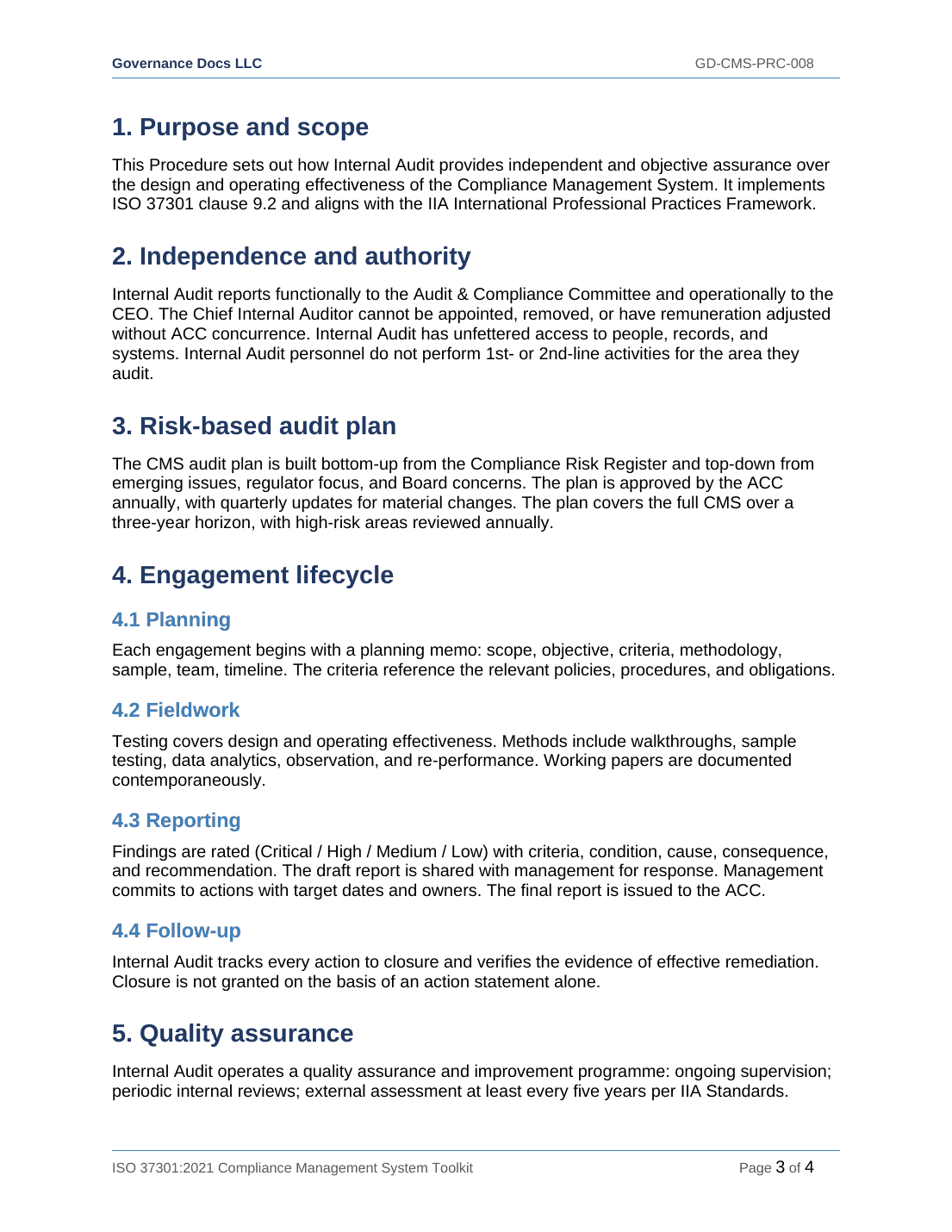 Comprehensive ISO 37301 Compliance Management Toolkit – 24 Templates - Image 13