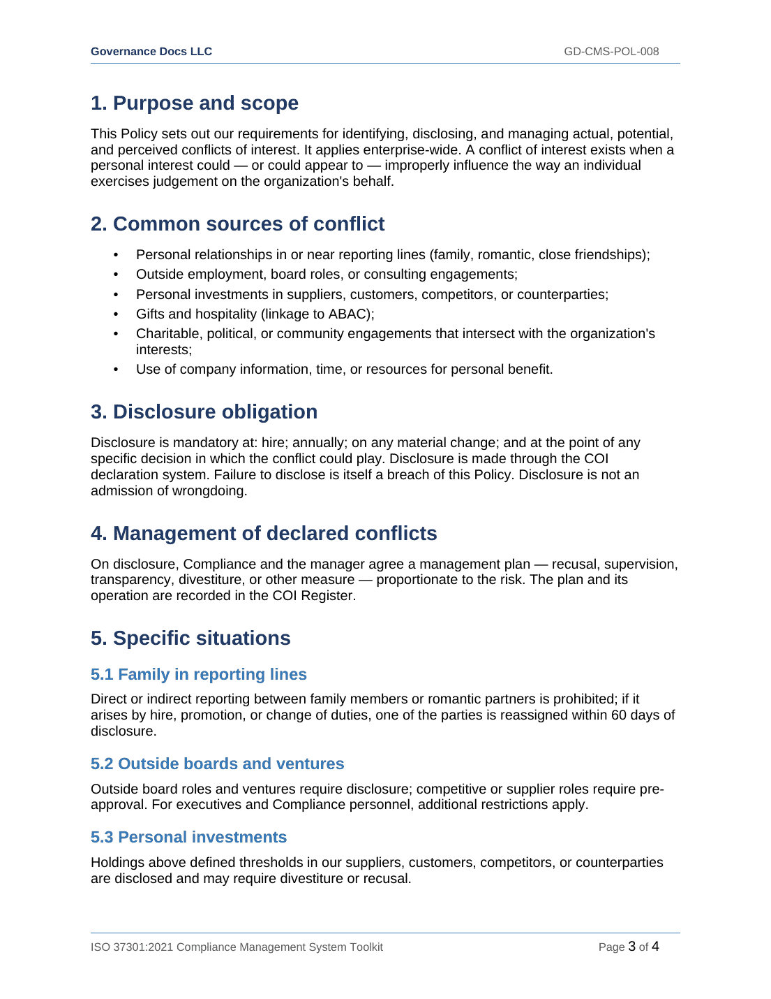 Comprehensive ISO 37301 Compliance Management Toolkit – 24 Templates - Image 15