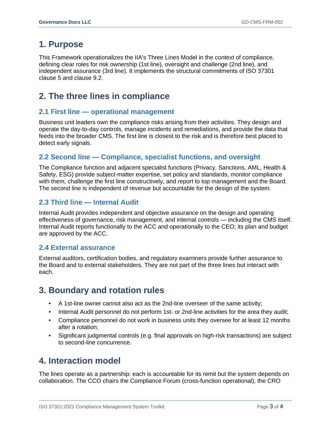 Comprehensive ISO 37301 Compliance Management Toolkit – 24 Templates - Image 6