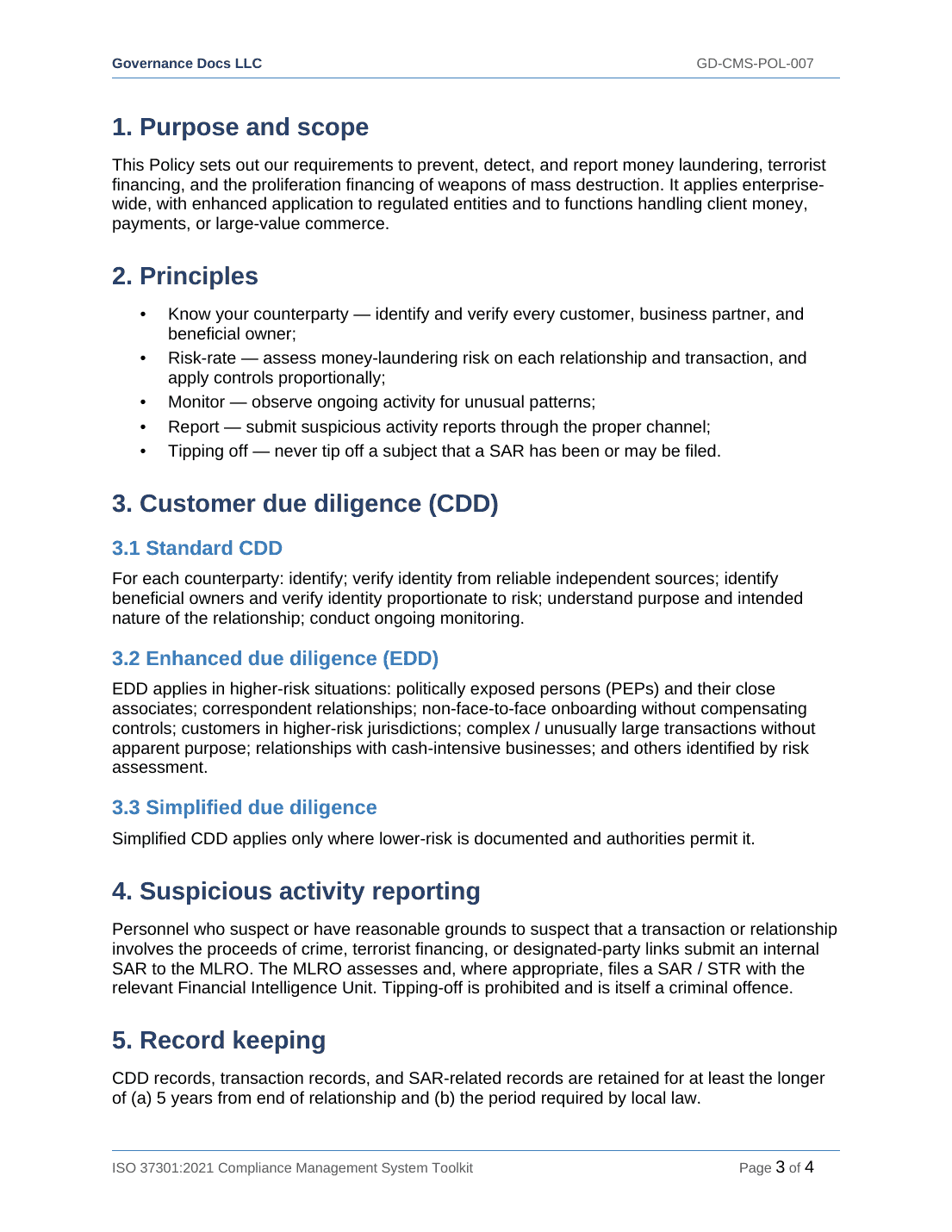 Comprehensive ISO 37301 Compliance Management Toolkit – 24 Templates - Image 8