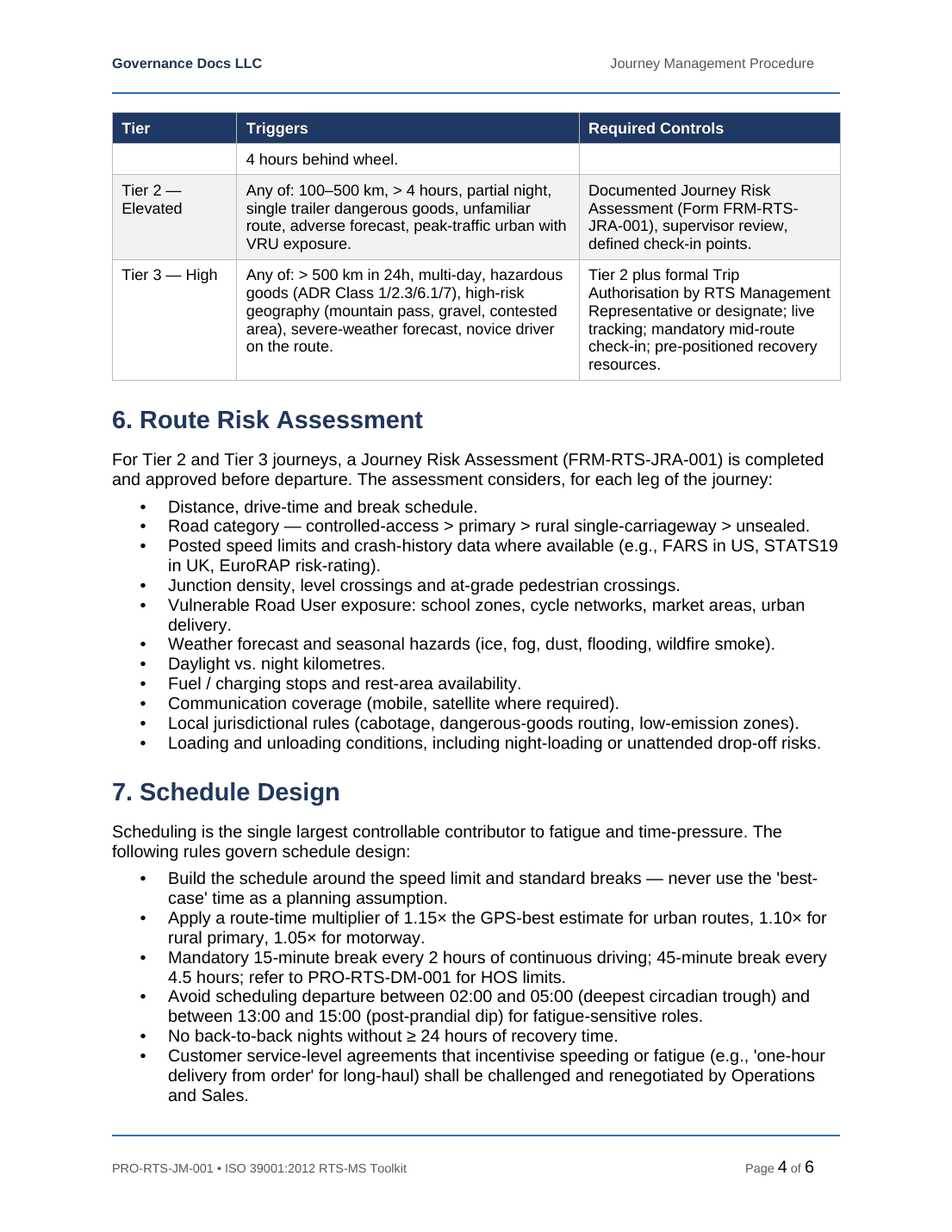 Comprehensive ISO 39001 Road Traffic Safety Toolkit – 10 Templates - Image 3