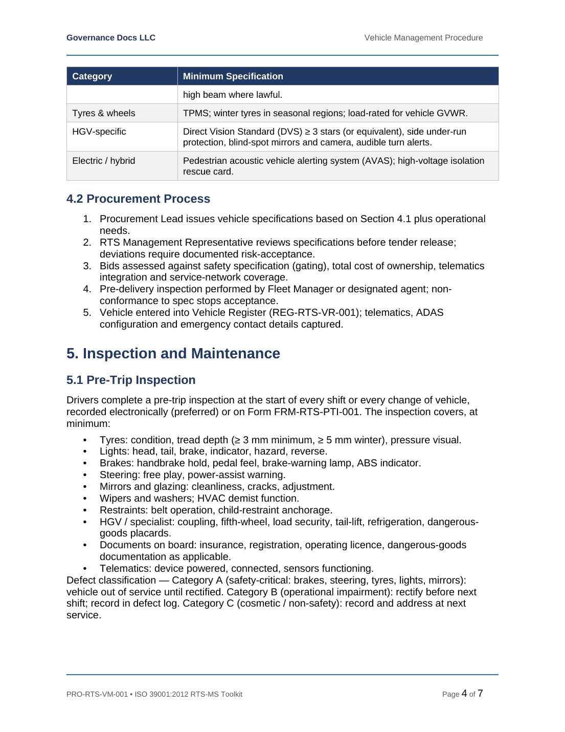 Comprehensive ISO 39001 Road Traffic Safety Toolkit – 10 Templates - Image 8