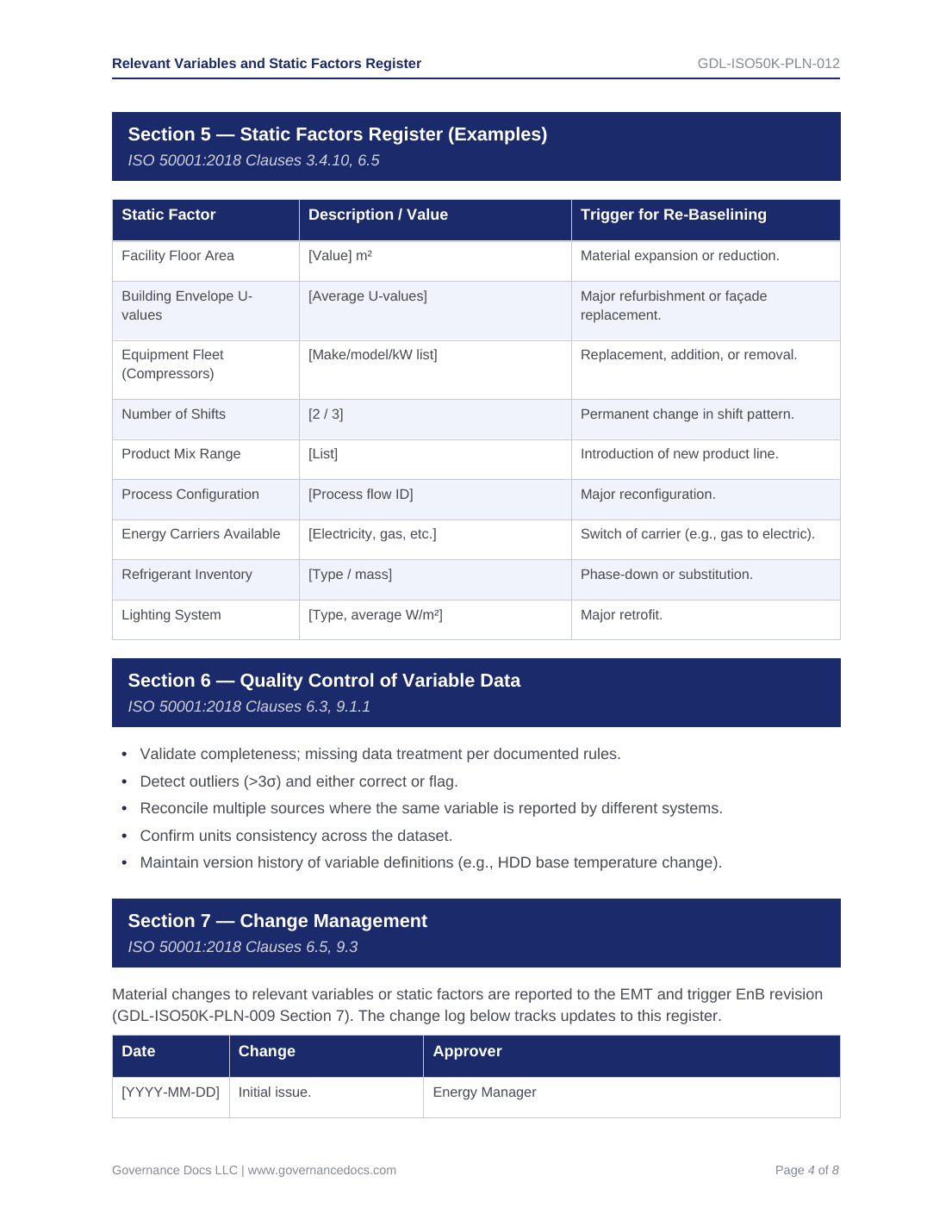 Comprehensive ISO 50001 Energy Management Toolkit – 47 Templates - Image 16