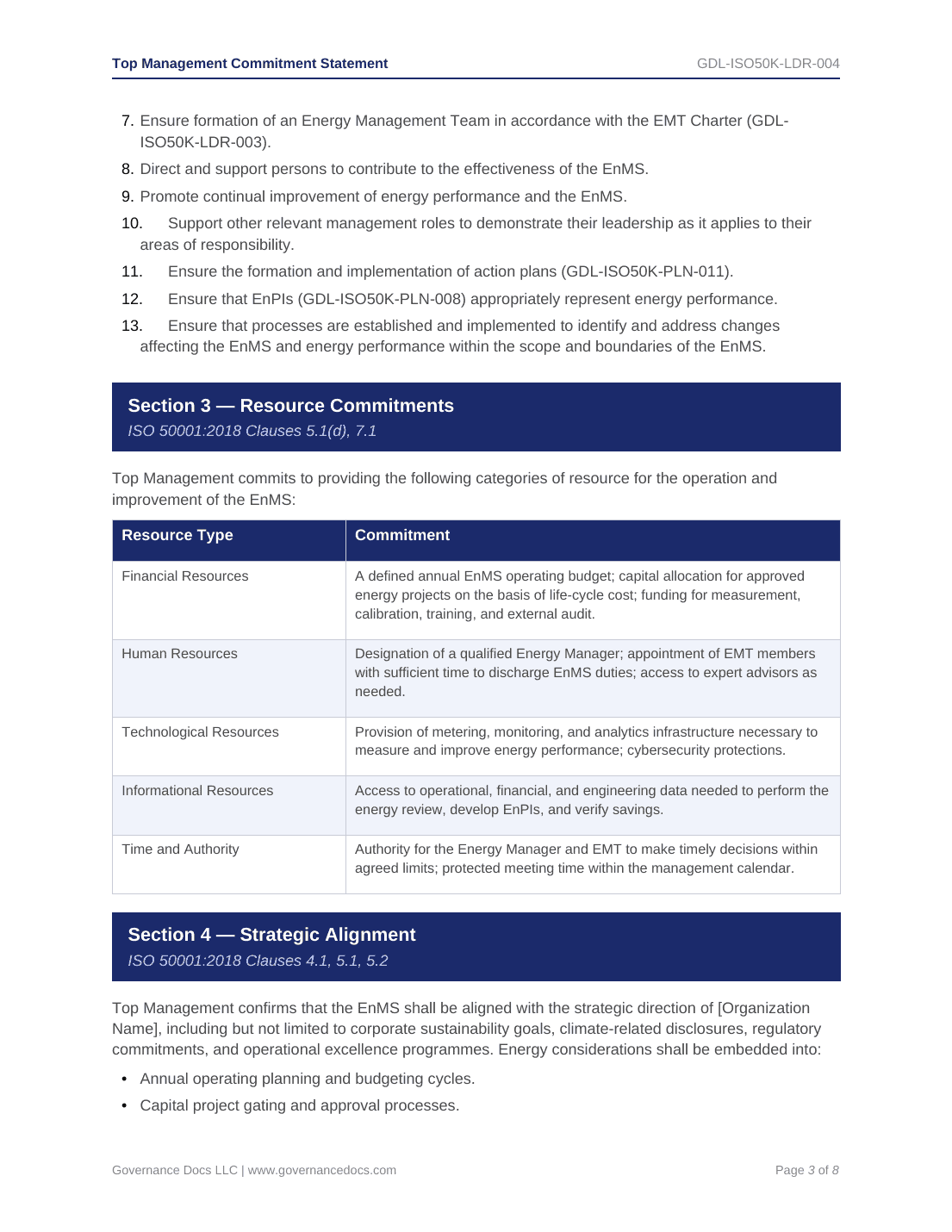 Comprehensive ISO 50001 Energy Management Toolkit – 47 Templates - Image 3