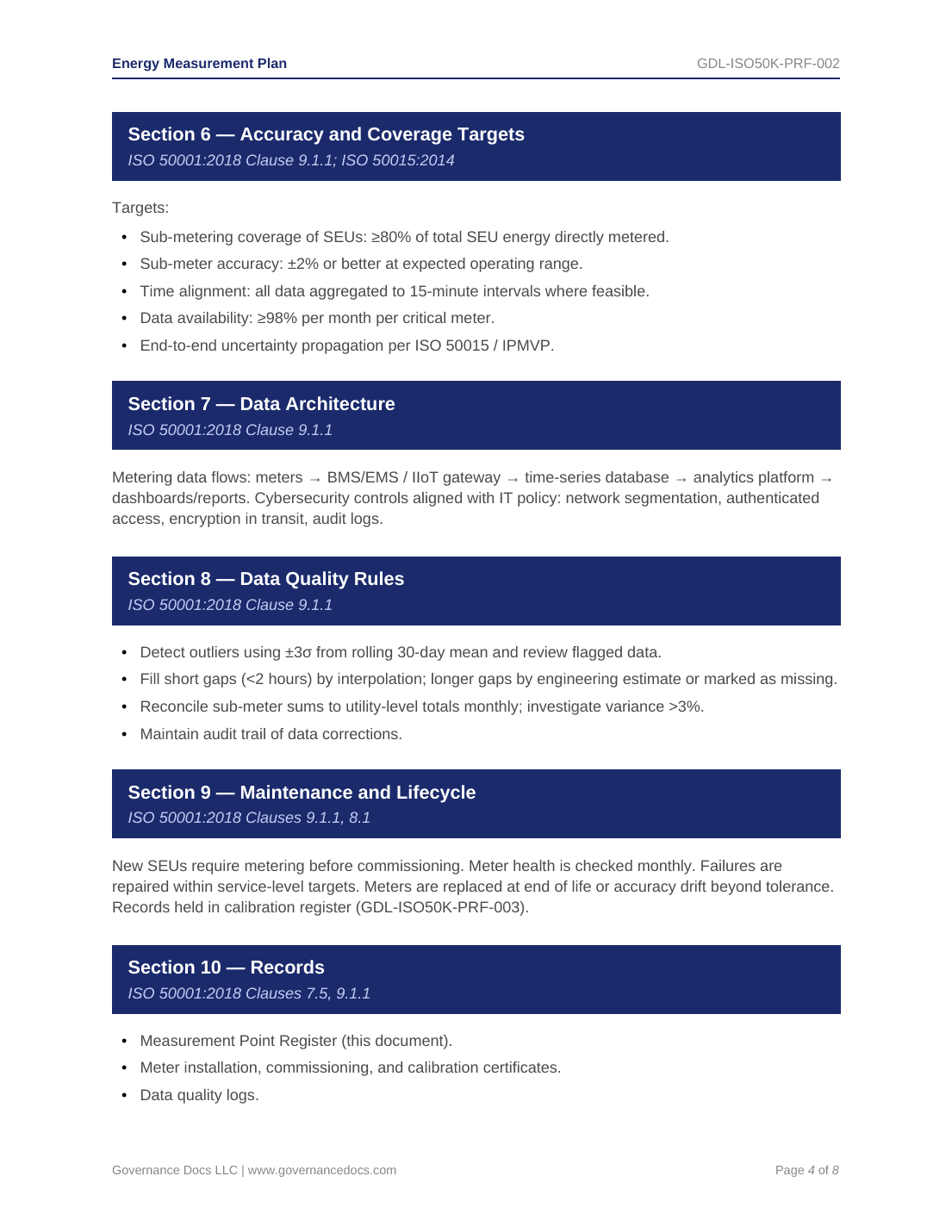 Comprehensive ISO 50001 Energy Management Toolkit – 47 Templates - Image 9