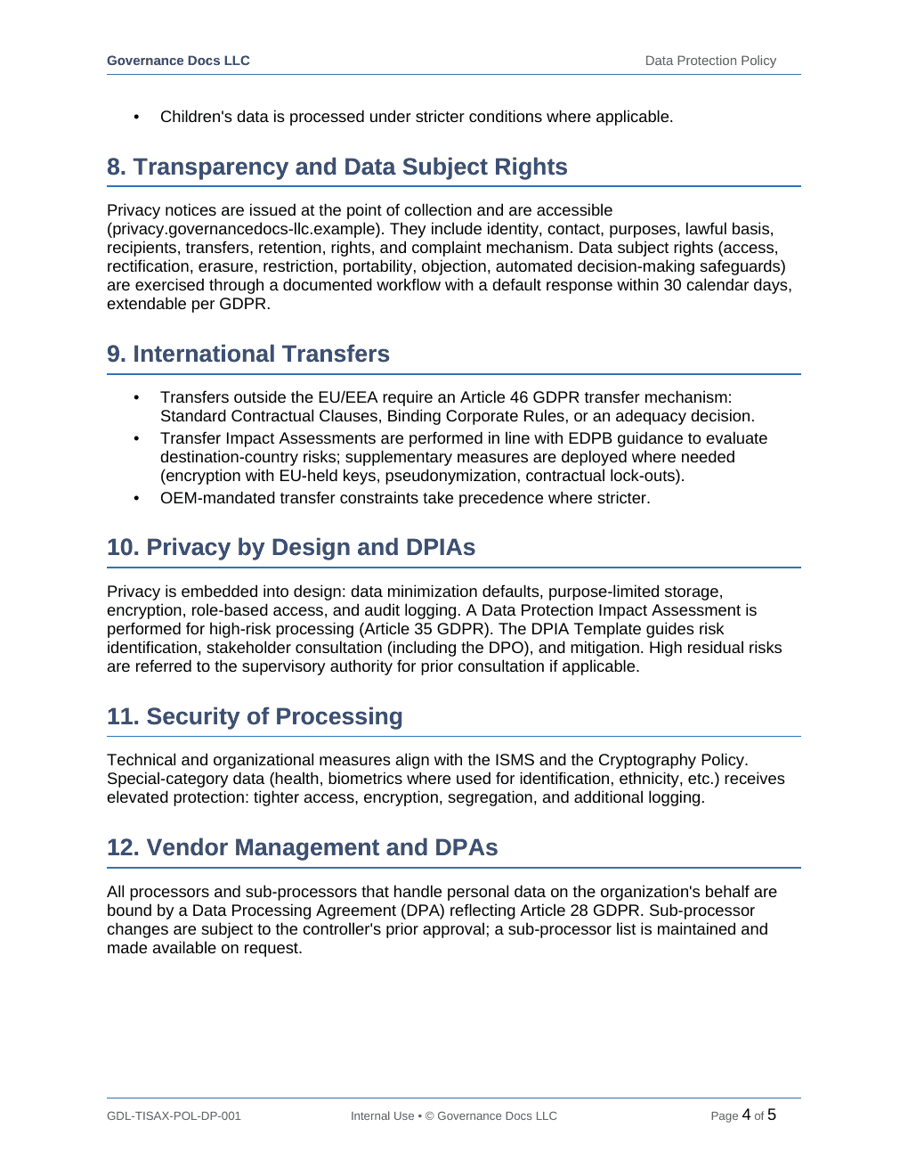 Comprehensive TISAX Documentation Toolkit – 39 Compliance Templates - Image 12