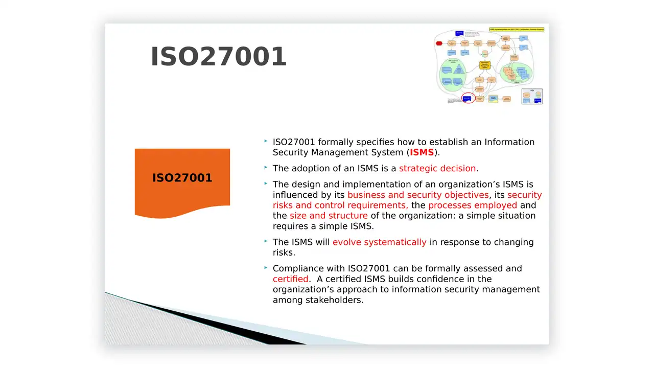 Preview of the ISMS Implementation and Certification Overview from the ISO 27001 Toolkit on iso-toolkits.com
